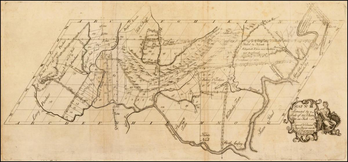 mapa de Boston colonial