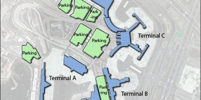 Mapa do Logan airport terminal de c