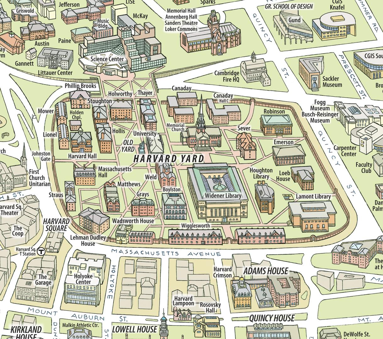 Harvard Mapa 