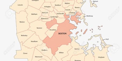 Mapa de Boston