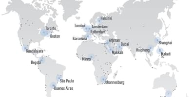 Boston no mapa